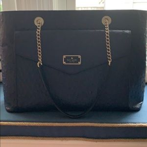Kate Spade NY a la Vita Ostrich Halsey tote